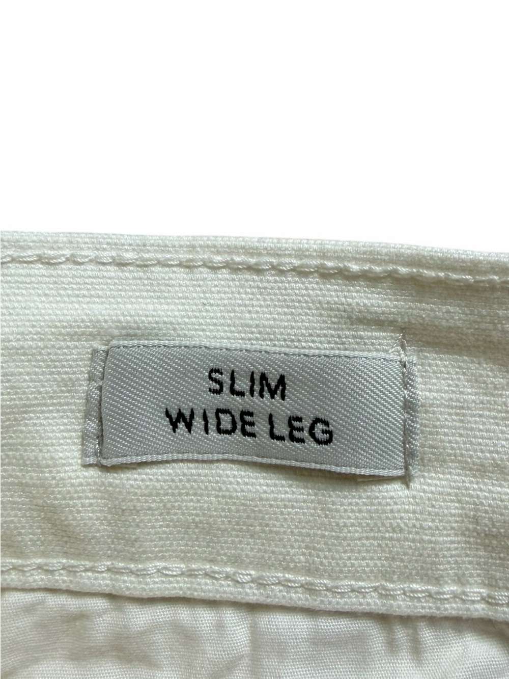 J. Crew Women’s Slim Wide Leg Twill Pant 29T Ecru High Waist Stretch NWT - Picture 7 of 8